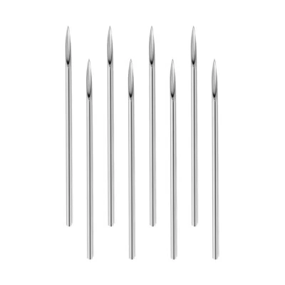 LUXE MODZ Pack of 10 Piercing Needles Surgical Steel Sterile Disposable Piercing Needles