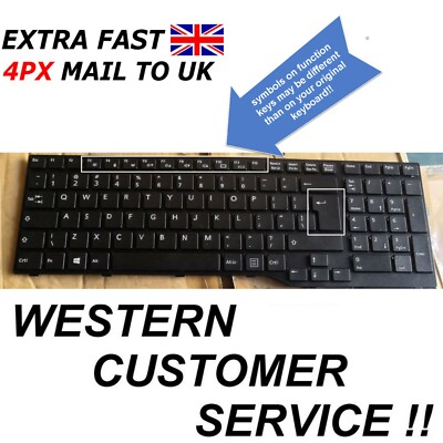 Neu Fujitsu LifeBook E554 E556 E557 Lifebook Tastatur US Englisch BIG ENTER EU