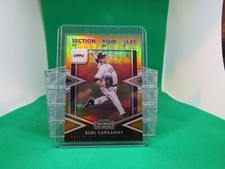 2020 Elite Extra Edition Gold College Ticket Burl Carraway 09/10 CT-BC