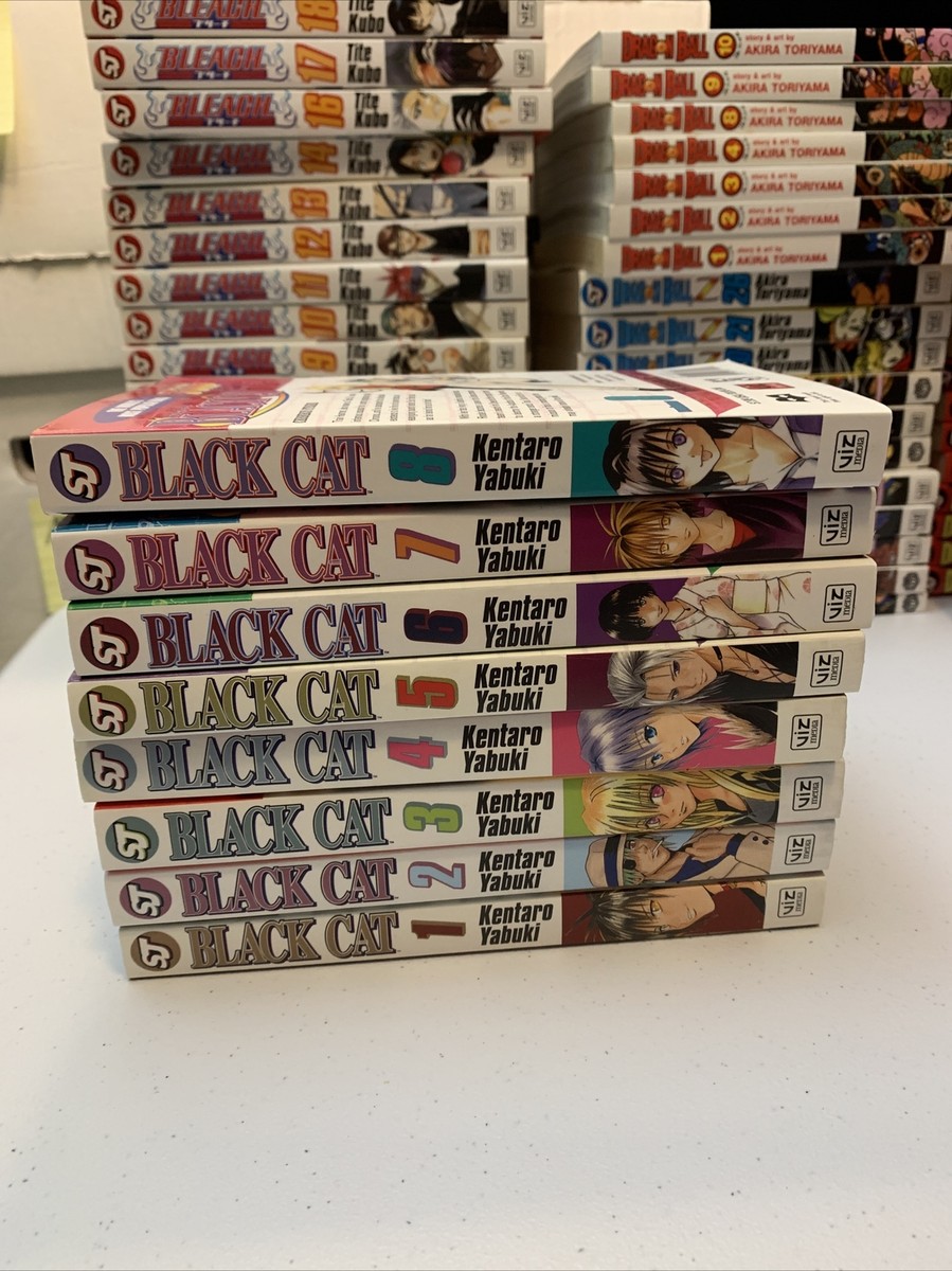 Black Cat Manga - RARE Out of Print - USA English Version 1-8 1st
