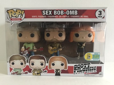 Funko Sdcc 2016 Exclusive Scott Pilgrim Vs. The World Sex Bob-Omb 3 Pack Pop * 3842983095409 | eBay
