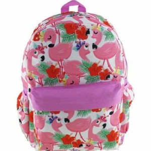 pink backpack with laptop compartment
