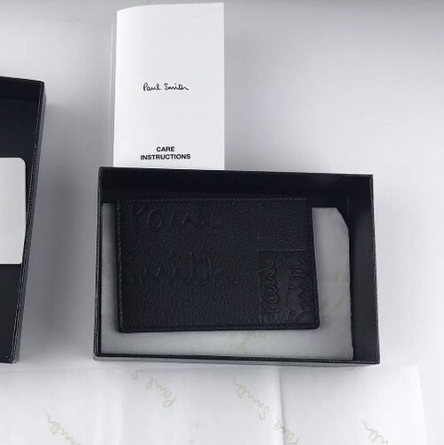 NEW Paul Smith Men’s Credit Cardholder Artist Stripe Pocket Made in Italy - Picture 5 of 6