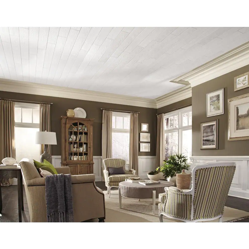 Country Classic 6 X 48 In. Surface Mount Tongue Groove Acoustic Ceiling Plank - Picture 2 of 12