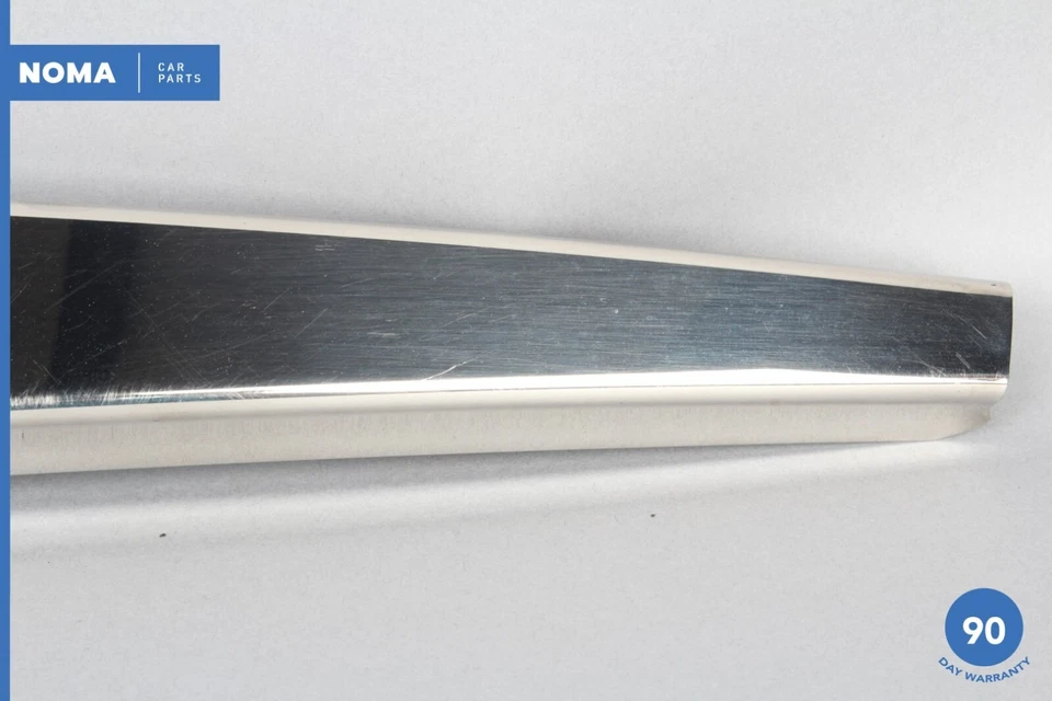 88-94 Jaguar XJ6 XJ40 lado direito do passageiro exterior moldura de pilar B cromado fabricante de equipamento original - Imagem 4 de 4