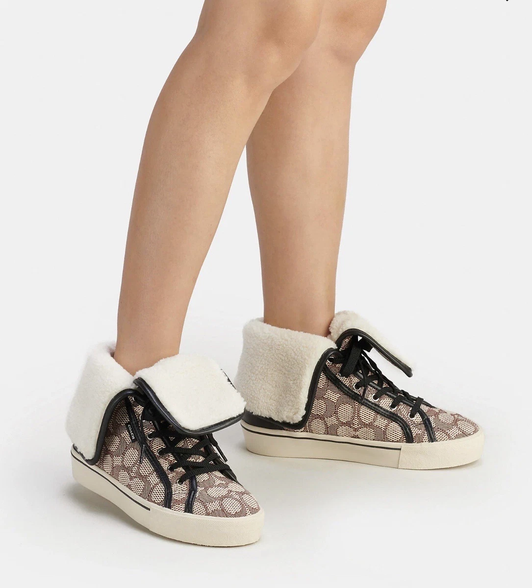 Fold over high top best sale sneakers
