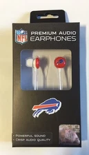 Buffalo Bills iHip Premium Audio Earphones Earbuds - iPhone iPod NEW