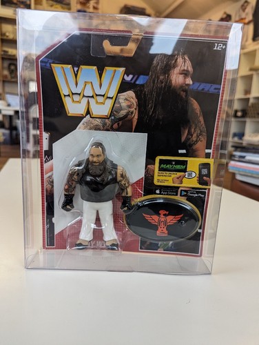 WWE MATTEL RETRO SERIES 6 BRAY WYATT MOC WITH CASE...