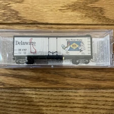 Micro Trains Delaware State Car, N Scale, DE State 40' Boxcar. MADE IN USA