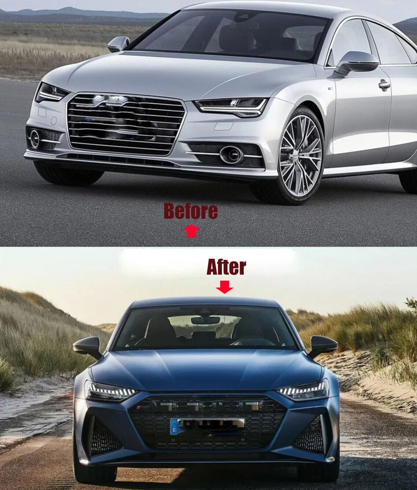 For Audi A7 C7 RS7 2011-2018 Sequential Turn LED Headlights Front lamp Assembly - Image 3 of 4