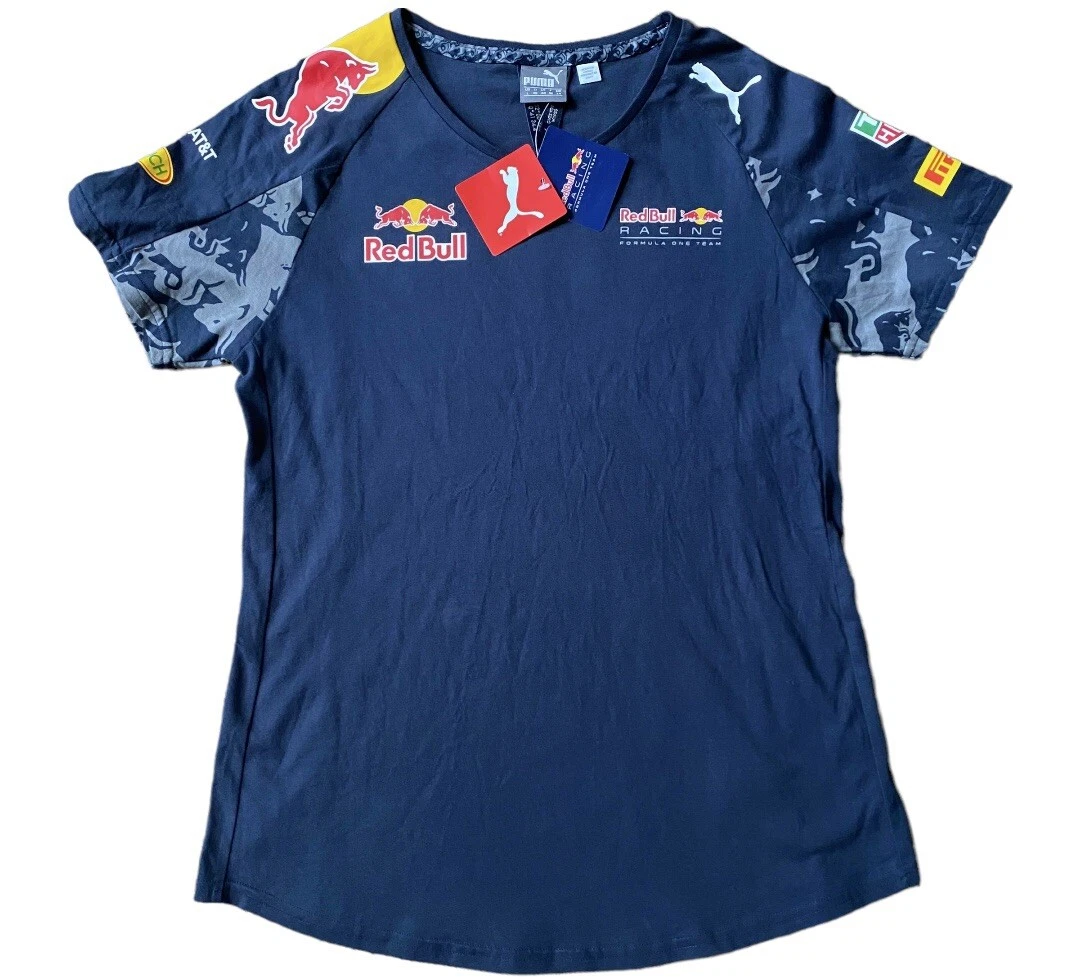 Puma Red Bull Team Formula Womens NWT Large One Total Eclipse | Sz T-Shirt Racing eBay