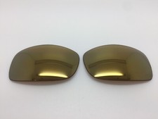 SPY Curtis Custom Made Sunglass Replacement Lenses Gold Mirror Polarized NEW 
