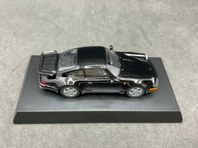 Kyosho 1/64 Porsche collection3 911 TURBO 964 black diecast model