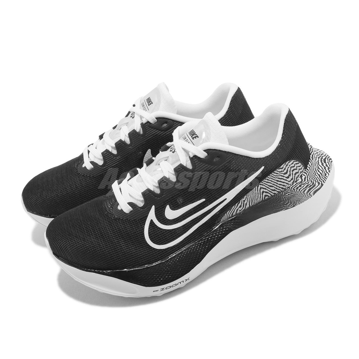 Nike Wmns Zoom Fly 5 PRM Black White Women Running Sports Shoes 