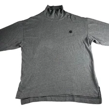 Timberland Weathergear Turtleneck Oversized Jumper Sweater Grey M Vintage Y2K
