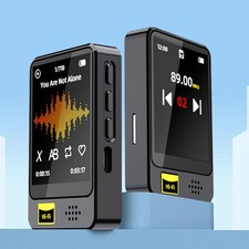 MP3 Music Player Bluetooth5.0 Touch Screen MP3 Player Portable HIFI Alarm C HEMN
