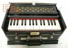 Indian Musical Instrument Harmonium 32 keys 4 Stopper Double Kail Wood Harmonium