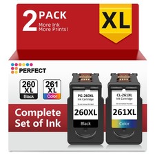 PG-260XL CL-261XL Ink Cartridges for Canon Pixma TS6420 TS6420a TR7022 Printer
