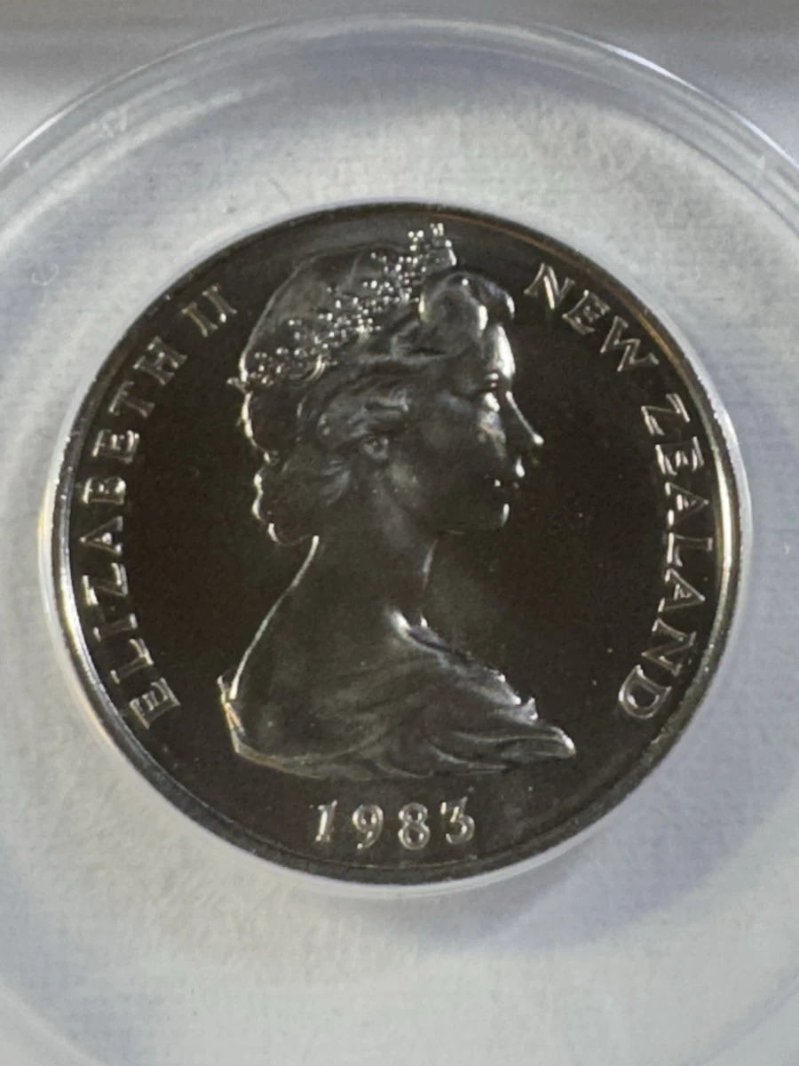 No.46 アンティーク 銀貨 ニュージーランド 50周年 1983年 1ドル