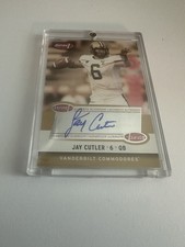 2006 Aspire Football JAY CUTLER Autograph #33A Vanderbilt Commodores Auto AU RC