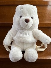 Disney Store Winnie the Pooh Zaino Peluche con Cappuccio Bianco 12,6...
