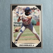 1991 Leaf - Chuck Knoblauch #396 (RC)