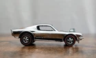 1969 HOT WHEELS HK Redline MUSTANG BOSS HOSS Silver Special / Blue Windshield