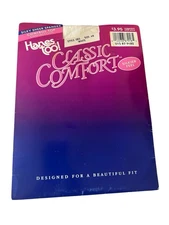 Hanes Women's Pantyhose Classic Comfortable Control Top Sheer Style 83 AB White