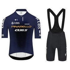 2026 Para hombres UBS Ciclismo Mangas Cortas Jersey Conjuntos Culotte con tirantes Ciclismo Culotte con tirantes