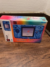 Neogeo pocket color console rare aqua blue CIB