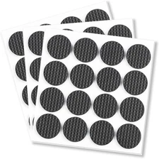Felt Furniture Pads- 48 Premium Floor Protector Chair Felts for Feet Black 