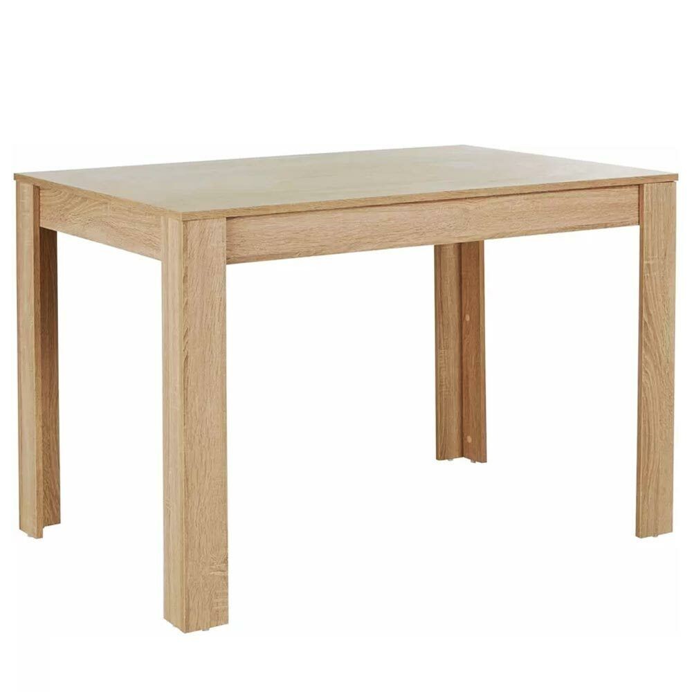 Tavolo da Pranzo Moderno in Legno MDF 120x80 cm foto 2
