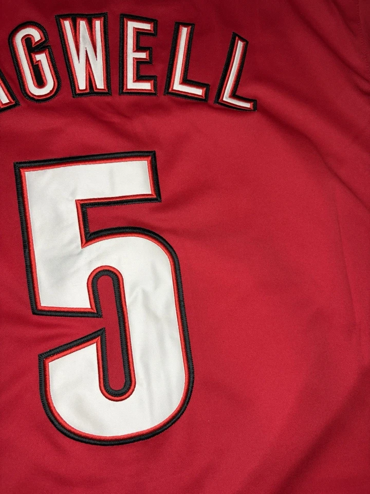 Camiseta para hombre Jeff Bagwell Houston Astros Alt Brick Red 2005 Serie Mundial grande Foto 4 de 4