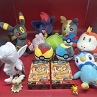 Pokemon Lot #2 Plush Figures Battle Decks, Umbreon, PokeBall, Etc