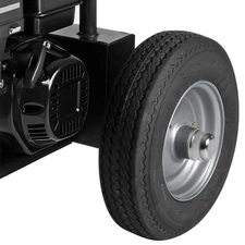 1" Bearing Log Splitter Wheel and Tire 4.80" Wide X 8.0" Diameter - Silver