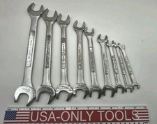 Craftsman Metric Open End Wrench Set 6mm To 23mm Usa - 9 Pcs