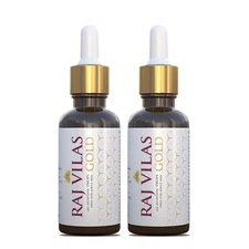 Raj Vilas Gold Drops Ayurvedic Supplement for Endurance And Strength -pack of 2