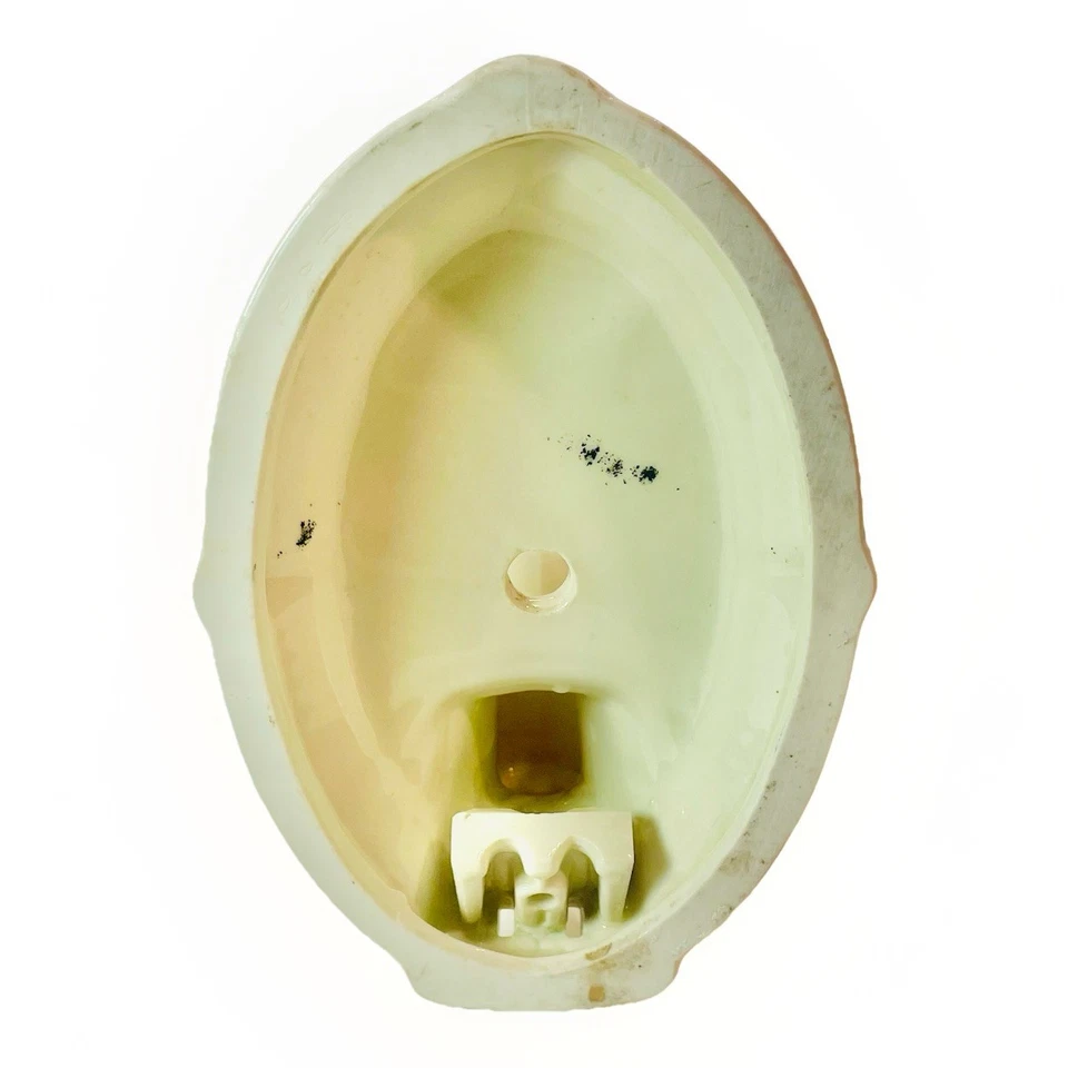 Lámpara de pared antigua de porcelana Art Deco aplique floral decoración del hogar vintage Foto 4 de 4