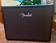 Fender Acoustic Junior 2-Channel 100-Watt 1x8" Guitar Combo and Fender Cover.