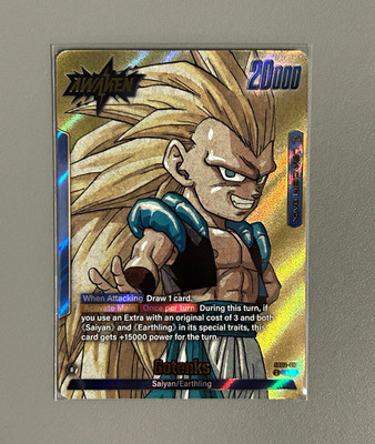 Bandai Dragon Ball Super Gotenks Leader SB02-017 Gold Foil Awaken