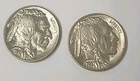 PAIR OF CHOICE BU BUFFALO NICKELS 1937 P