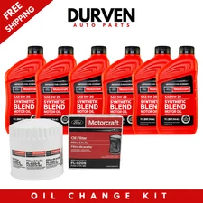 Motorcraft 5W-20 Oil FL820S Change Kit 1997-2010 Ford F150 (6 Quarts + Filter)