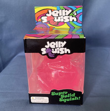 Jelly Squish Super Solid Jellyfish Tactile Squeeze Toy Pink Ages 4 