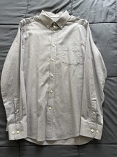 Goodfellow Co The Every Wear Oxford Slim Fit Button-Up Gray M