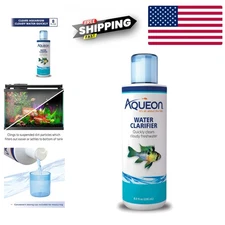Aquarium Fish Tank Water Clarifier 8 Ounce Clear Cloudy Water Fast Safe for Fish