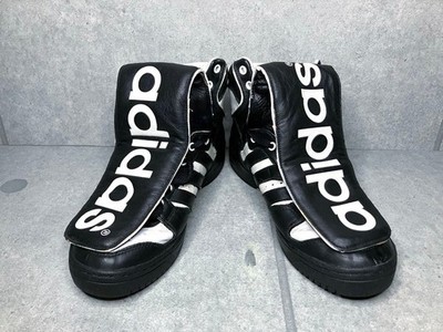 adidas Jeremy Scott JS Conductor Hi Sneakers US 8 Size Big Tongue Black G00905