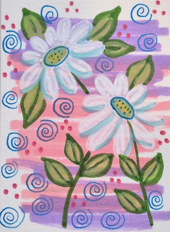 EXHILARATING Original ACEO WATERCOLOR Free Shipping & Bonus Included ♡ So Lovely