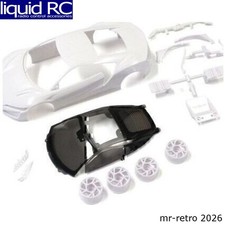 Kyosho MZN186 Honda Nsx White Body Set W/ Wheels