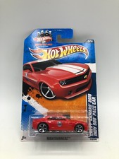 2011 Hot Wheels Nightburnerz Chevy Camaro 2010 Indy 500 Pace Car Red on 2 Car Ba