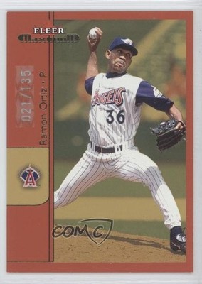 2002 Fleer Maximum To the Max 21/135 Ramon Ortiz #90 0e3